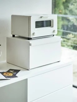 Online Yamazaki Boîte à pain avec ouverture magnétique Tosca Blanc, mat