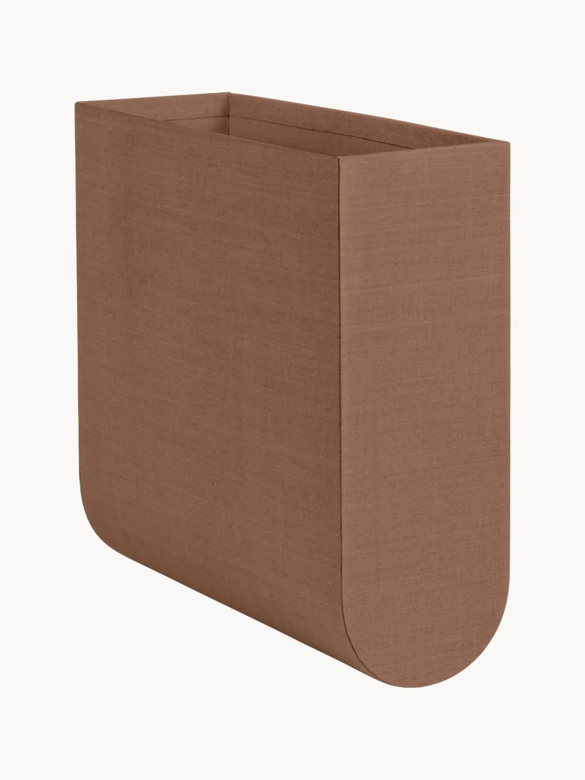Outlet Kristina Dam Boîte de rangement artisanale Curved Brun