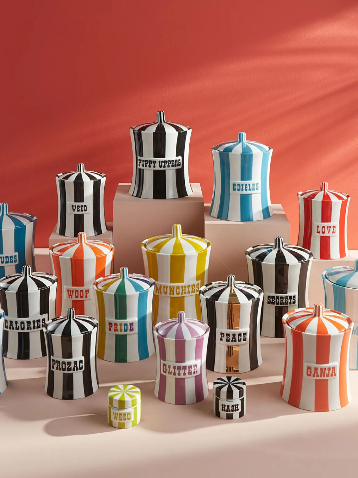Hot Jonathan Adler Boîte de rangement artisanale Vice Love