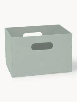 Clearance Nofred Boîte de rangement en bois Kiddo Vert sauge