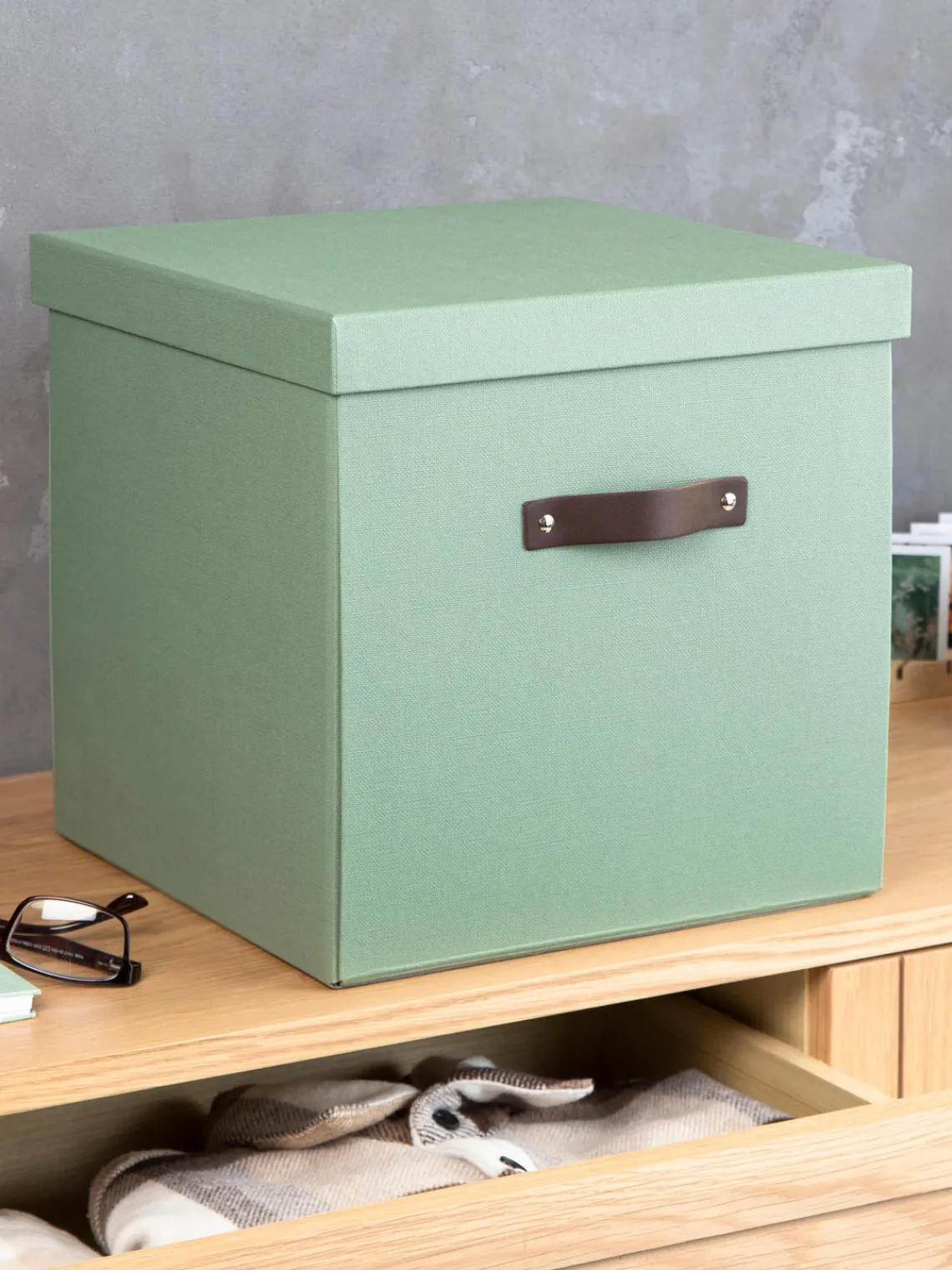 Outlet Bigso Box of Sweden Boîte de rangement Logan Vert sauge