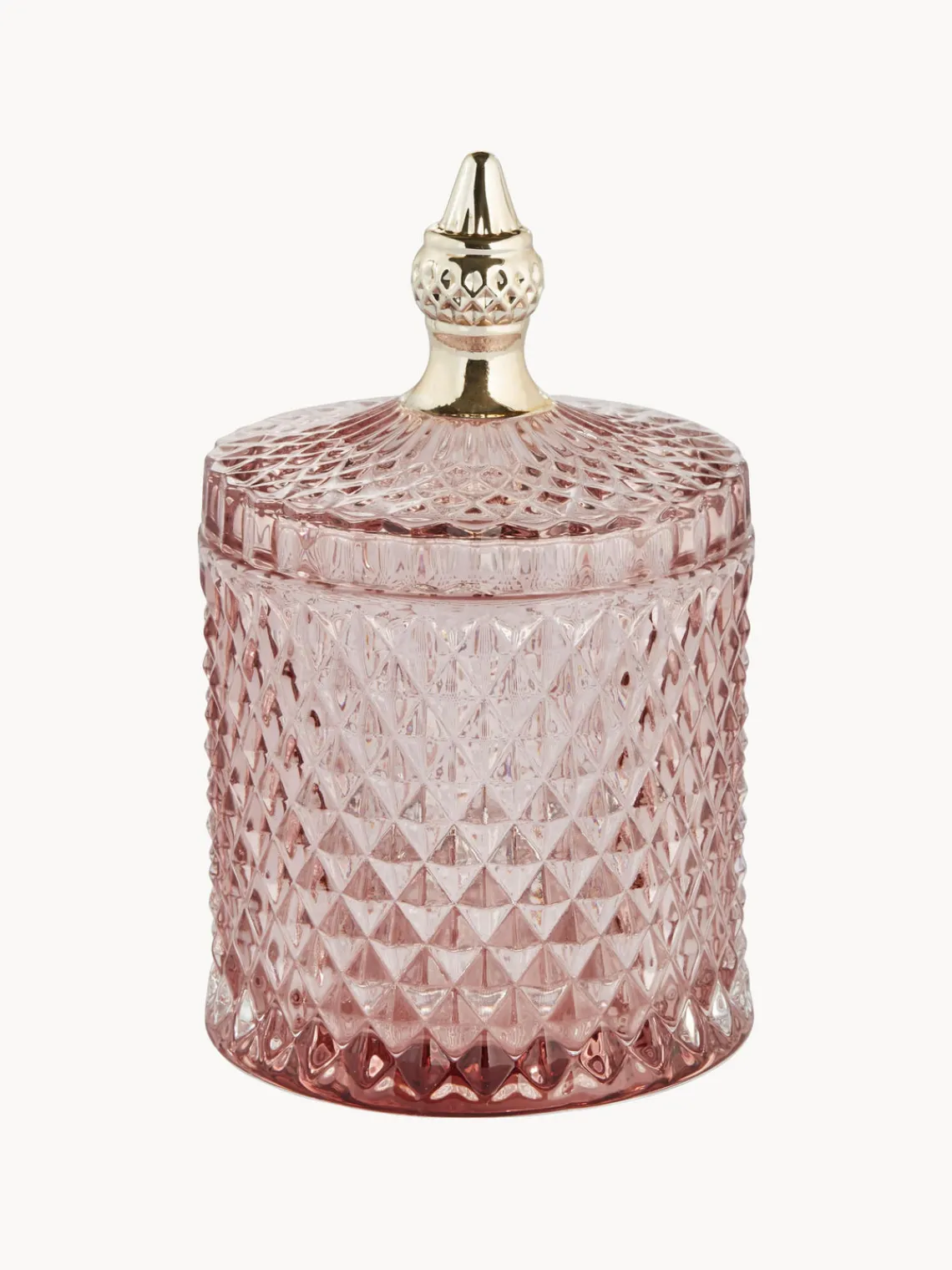 New Lene Bjerre Boîte de rangement Myan Rose pâle, doré