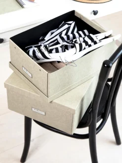 Online Bigso Box of Sweden Boîte de rangement pliable Katrin, 35 x 45 cm Beige clair