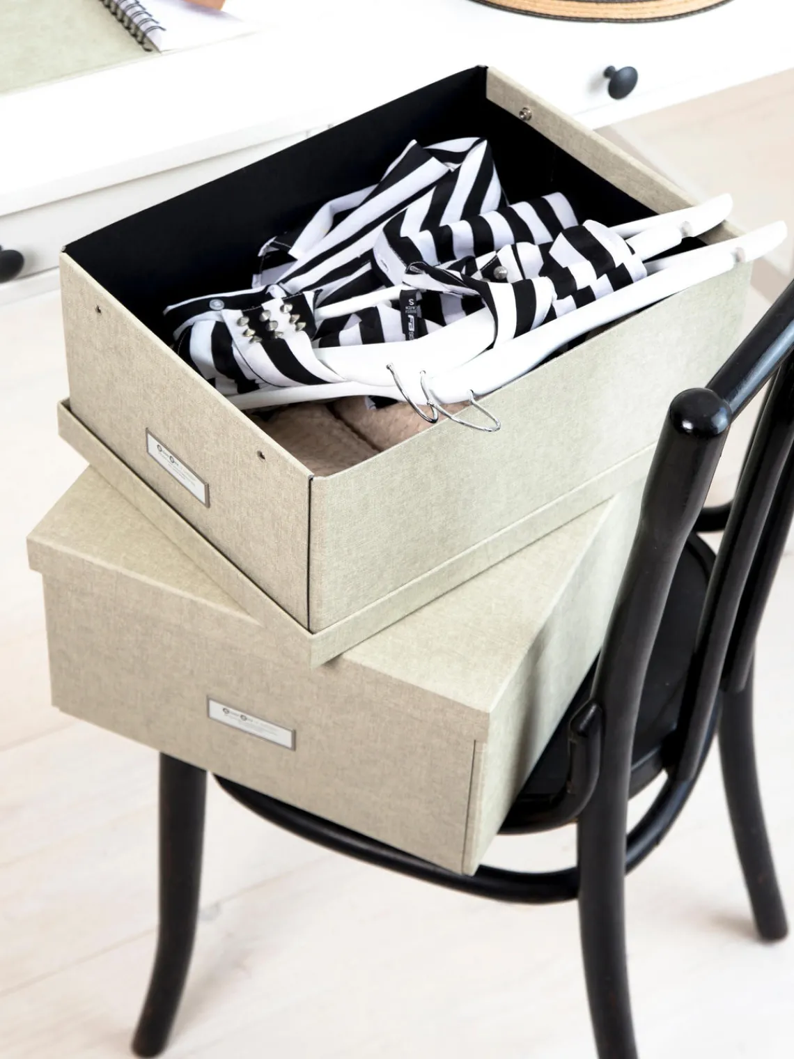 Online Bigso Box of Sweden Boîte de rangement pliable Katrin, 35 x 45 cm Beige clair