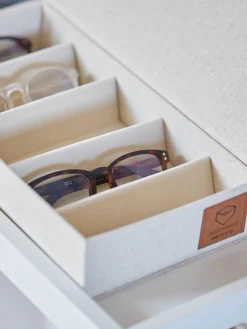 Online Store It Boîte de rangement pour lunettes Premium Beige clair, brun