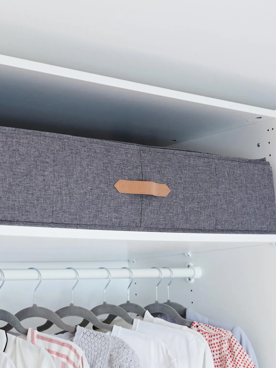 New Store It Boîte de rangement sous-matelas Premium Gris foncé, brun