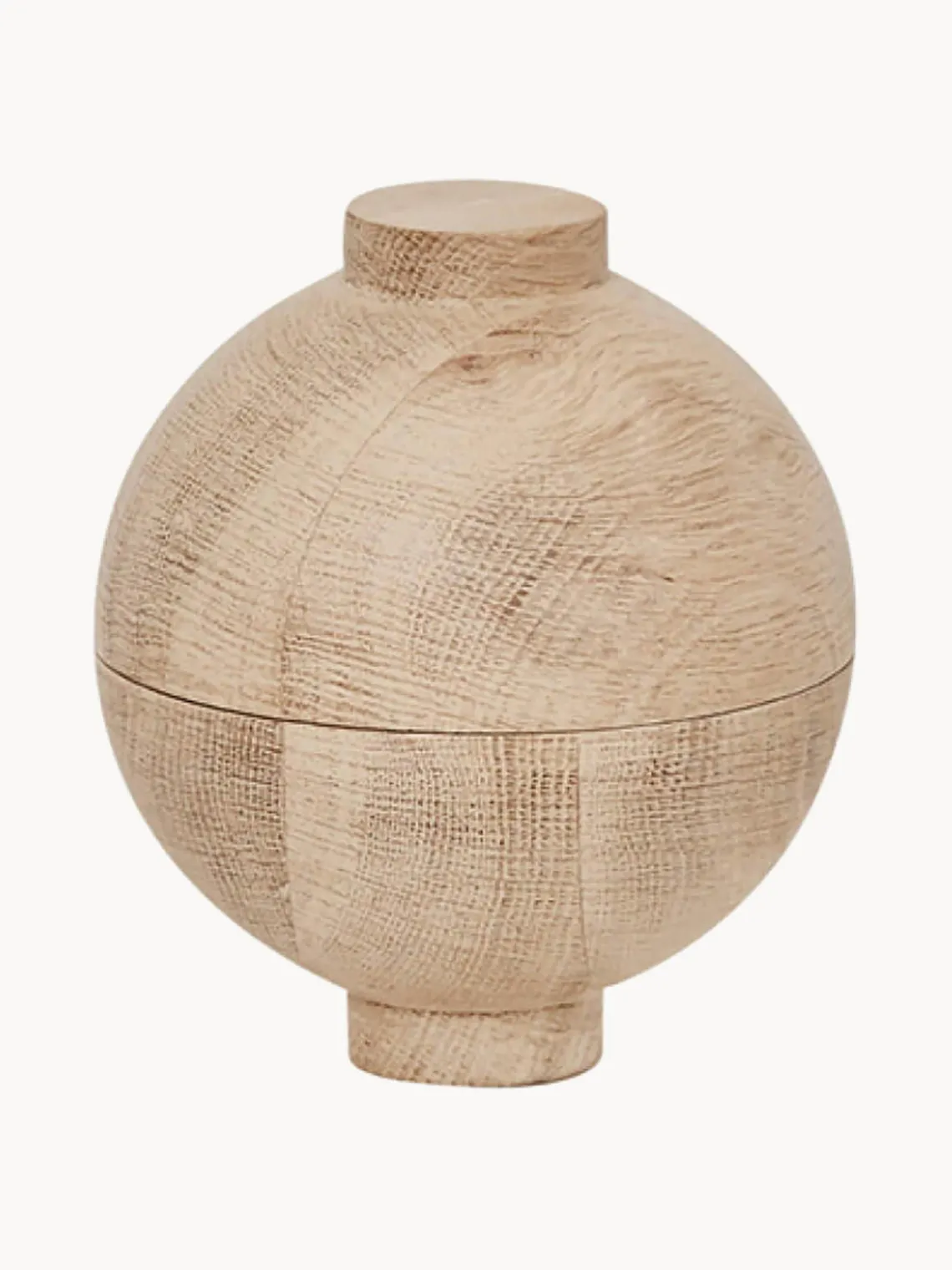 Clearance Kristina Dam Boîte de rangement Sphere Bois clair