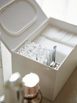 Fashion Yamazaki Boîte de rangement Veil Blanc