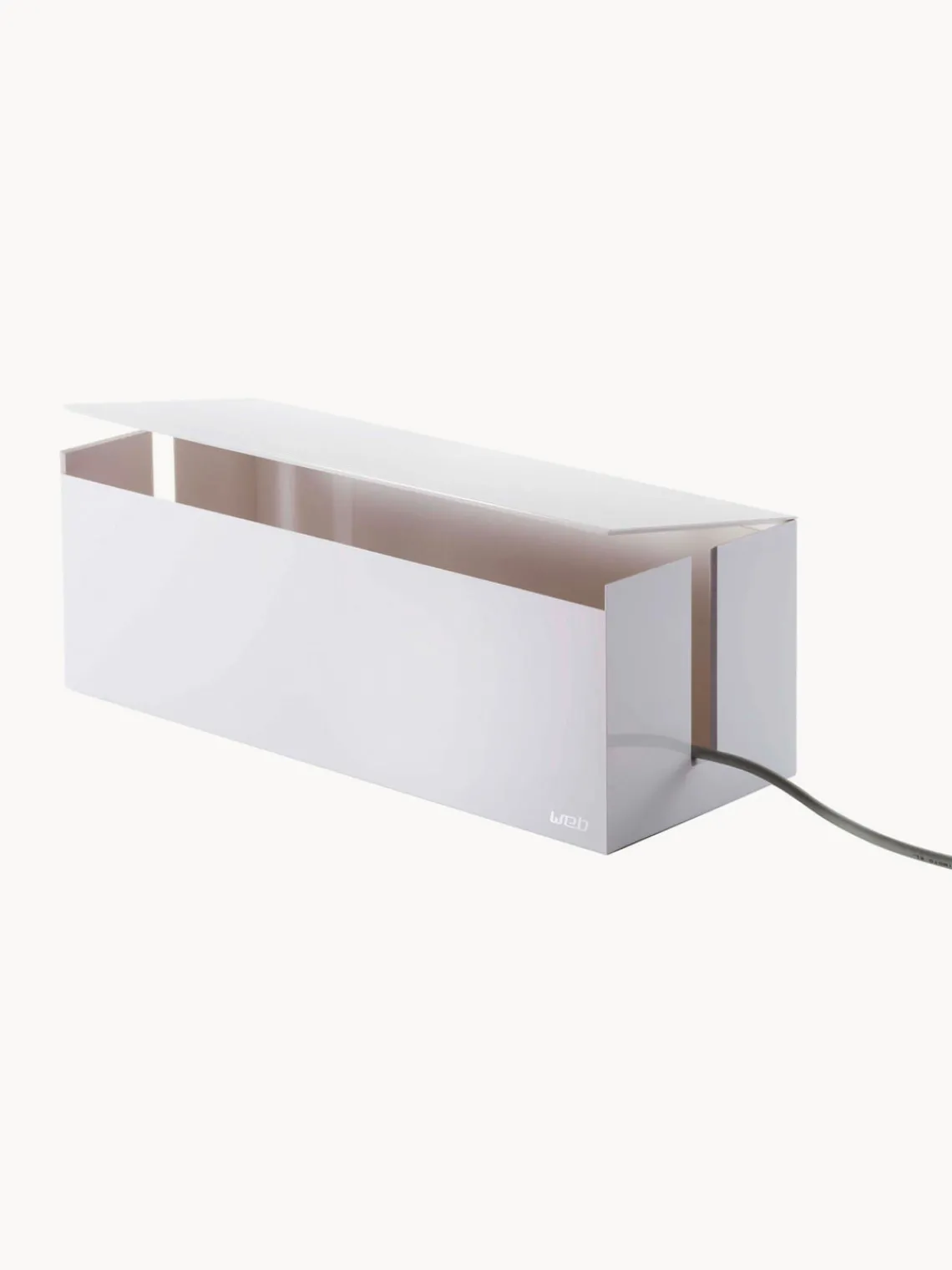 Online Yamazaki Boîte gestion des câbles Box Web Blanc