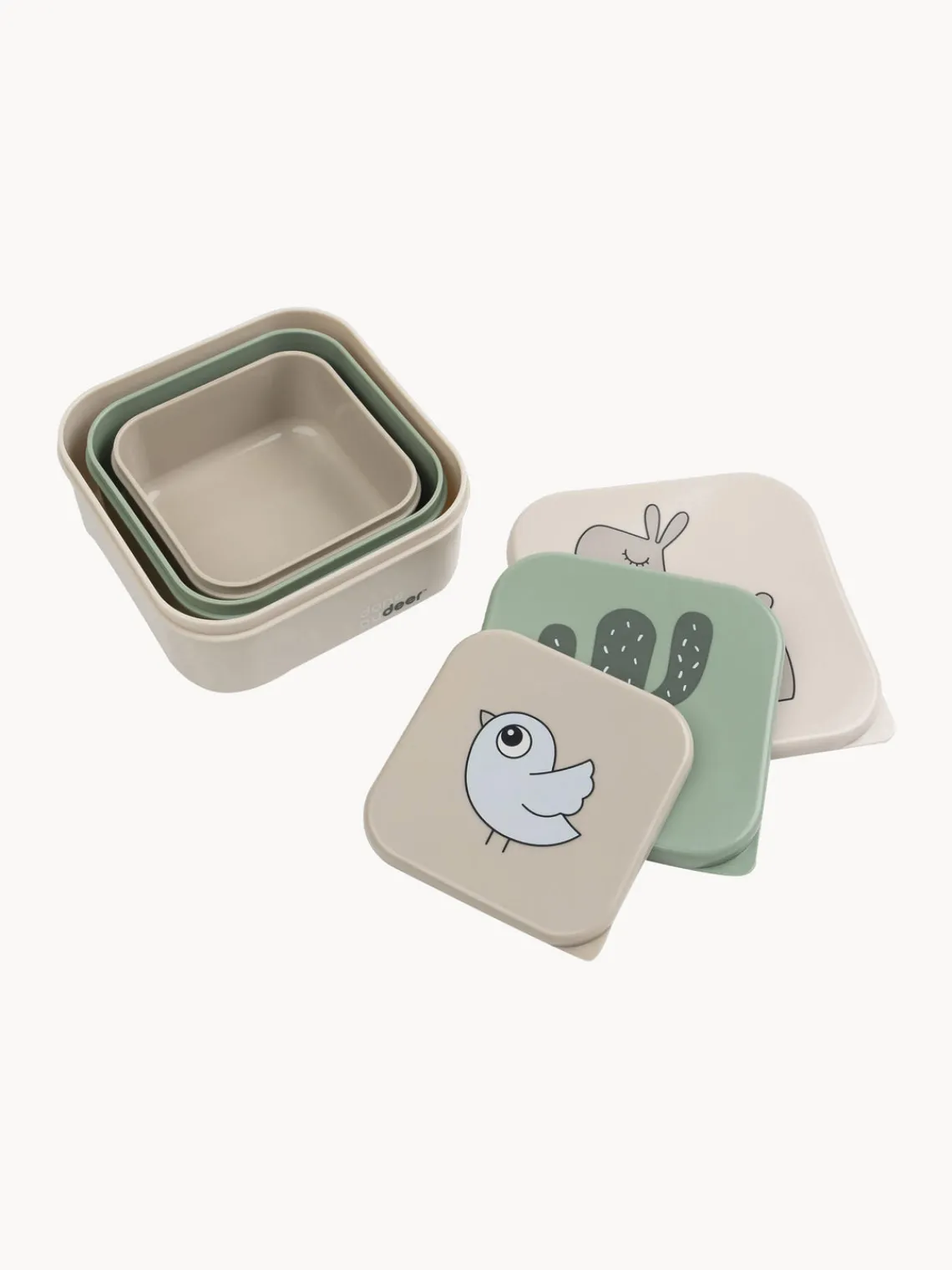 Clearance Done by Deer Boîtes à goûter pour enfants Lalee, 3 élém.
