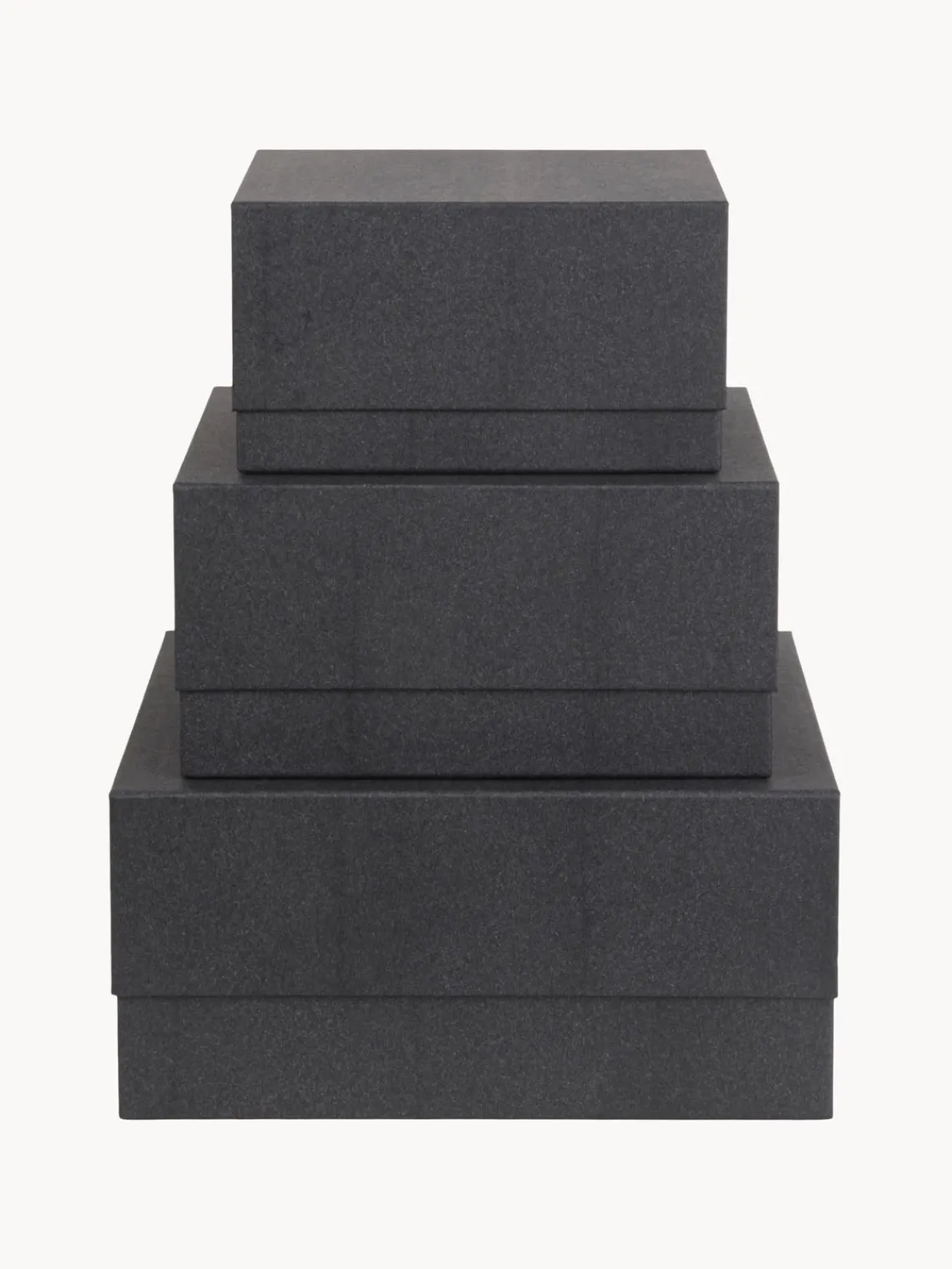 Discount Bigso Box of Sweden Boîtes de rangement Ilse, 3 élém. Anthracite