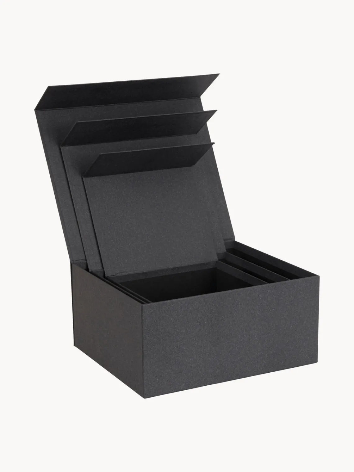 Discount Bigso Box of Sweden Boîtes de rangement Ilse, 3 élém. Anthracite