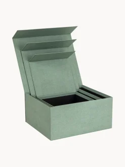 Sale Bigso Box of Sweden Boîtes de rangement Ilse, 3 élém. Vert sauge