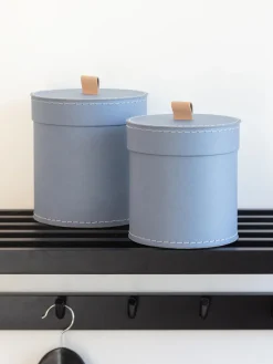 Hot Bigso Box of Sweden Boîtes de rangement Leonore, 2 élém. Gris-bleu