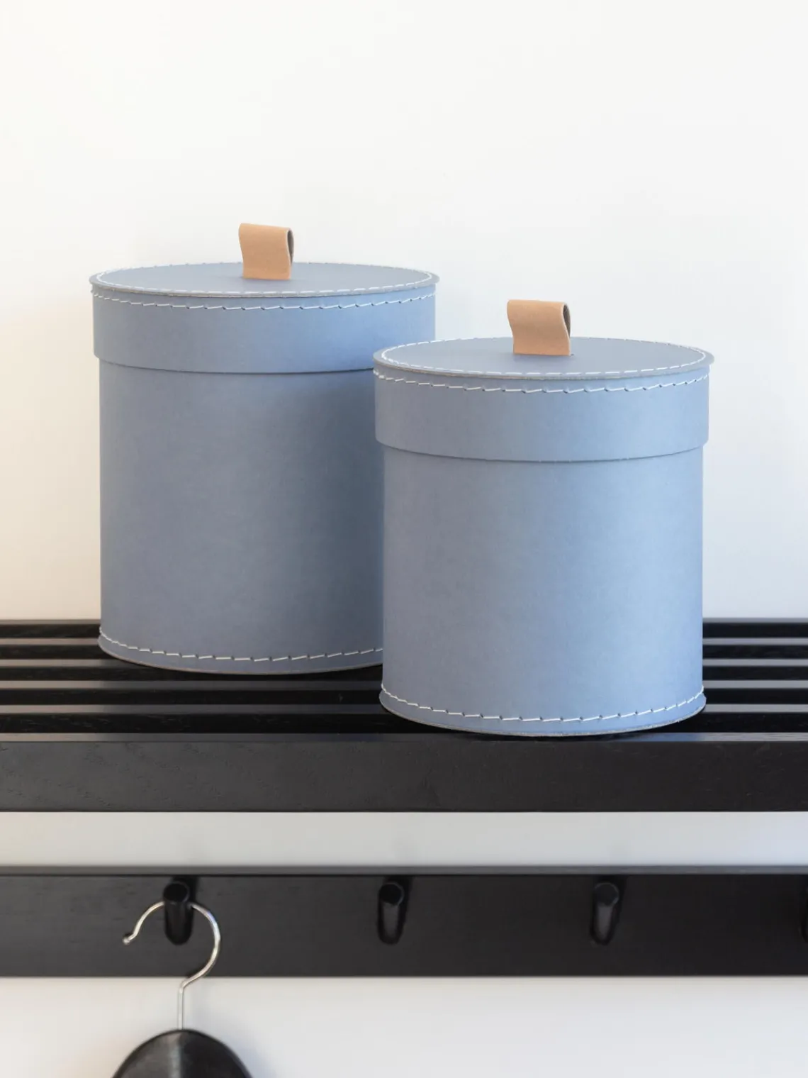 Hot Bigso Box of Sweden Boîtes de rangement Leonore, 2 élém. Gris-bleu