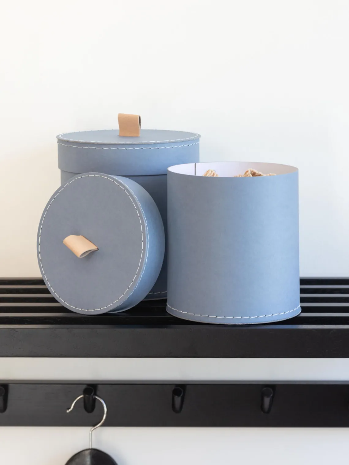 Hot Bigso Box of Sweden Boîtes de rangement Leonore, 2 élém. Gris-bleu