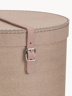 Hot Bigso Box of Sweden Boîtes de rangement rondes Rut, 2 élém. Beige
