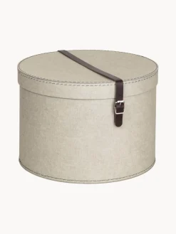 Hot Bigso Box of Sweden Boîtes de rangement rondes Rut, 2 élém. Beige clair
