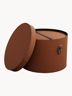 Discount Bigso Box of Sweden Boîtes de rangement rondes Rut, 2 élém. Brun