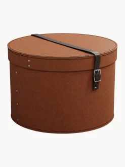 Discount Bigso Box of Sweden Boîtes de rangement rondes Rut, 2 élém. Brun