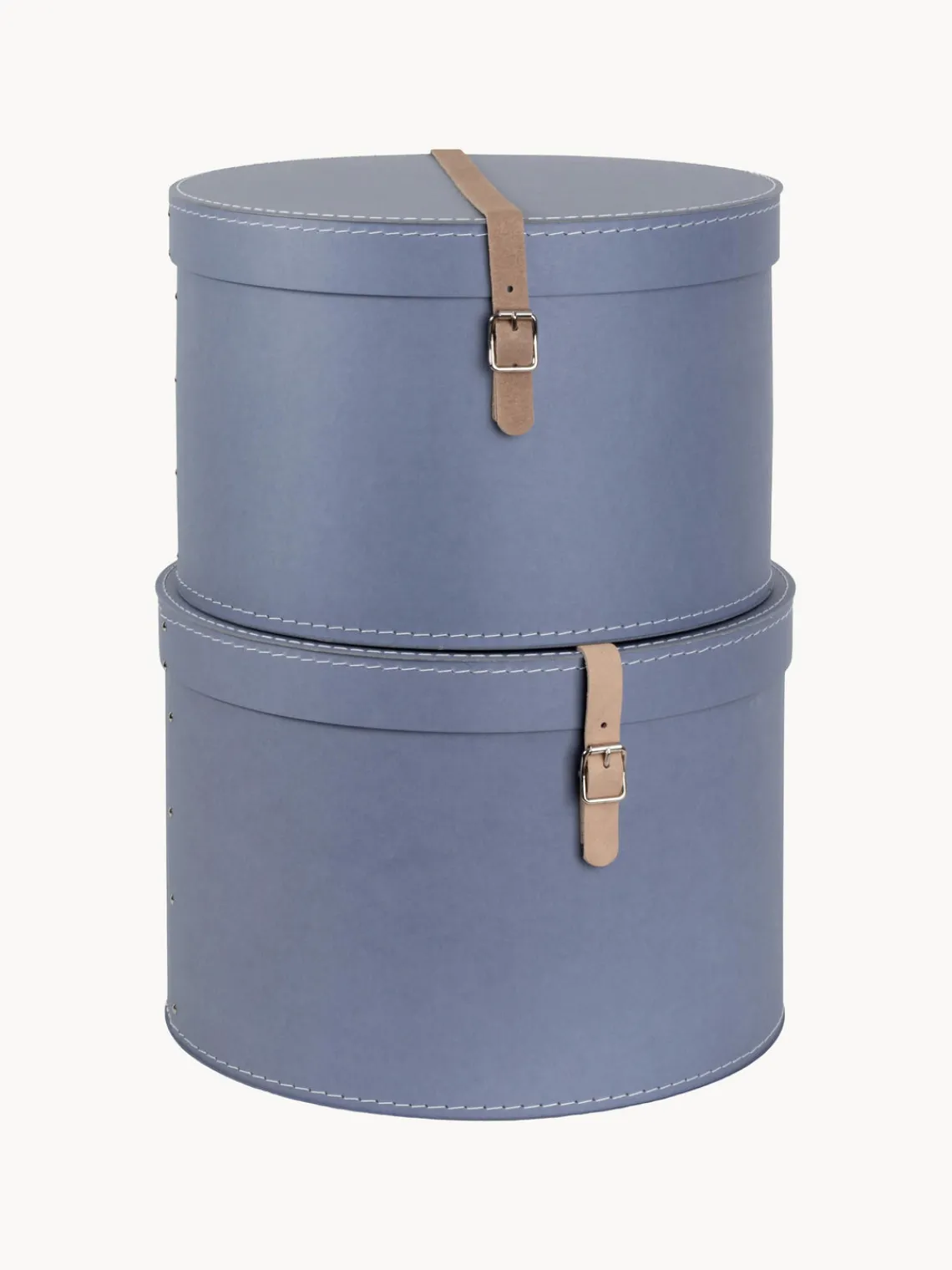 Online Bigso Box of Sweden Boîtes de rangement rondes Rut, 2 élém. Gris-bleu