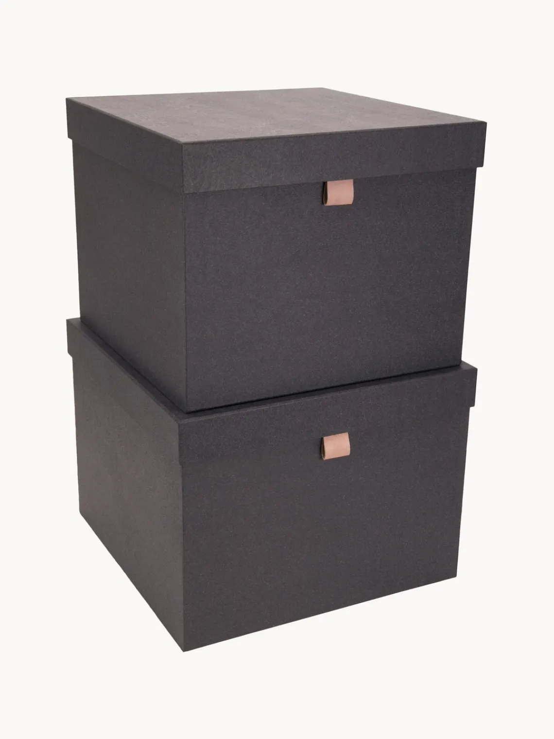 New Bigso Box of Sweden Boîtes de rangement Tristan, 2 élém. Anthracite
