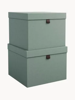 Outlet Bigso Box of Sweden Boîtes de rangement Tristan, 2 élém. Vert sauge