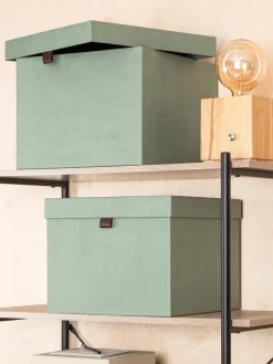 Outlet Bigso Box of Sweden Boîtes de rangement Tristan, 2 élém. Vert sauge