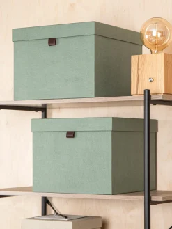 Outlet Bigso Box of Sweden Boîtes de rangement Tristan, 2 élém. Vert sauge