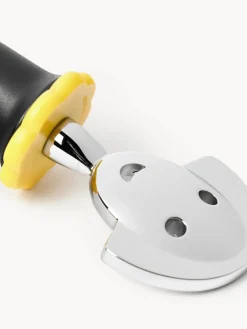 Best ALESSI Bouchon à vin Anna Stop 2 Noir, argenté, jaune