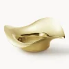 New GEORG JENSEN Bougeoir de forme organique en acier inoxydable Cobra