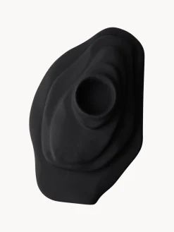 Outlet DBKD Bougeoir en céramique Dune Noir, mat