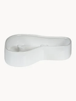 Sale DBKD Bougeoir en céramique Fill Me Up, larg. 25 cm Blanc, haute brillance