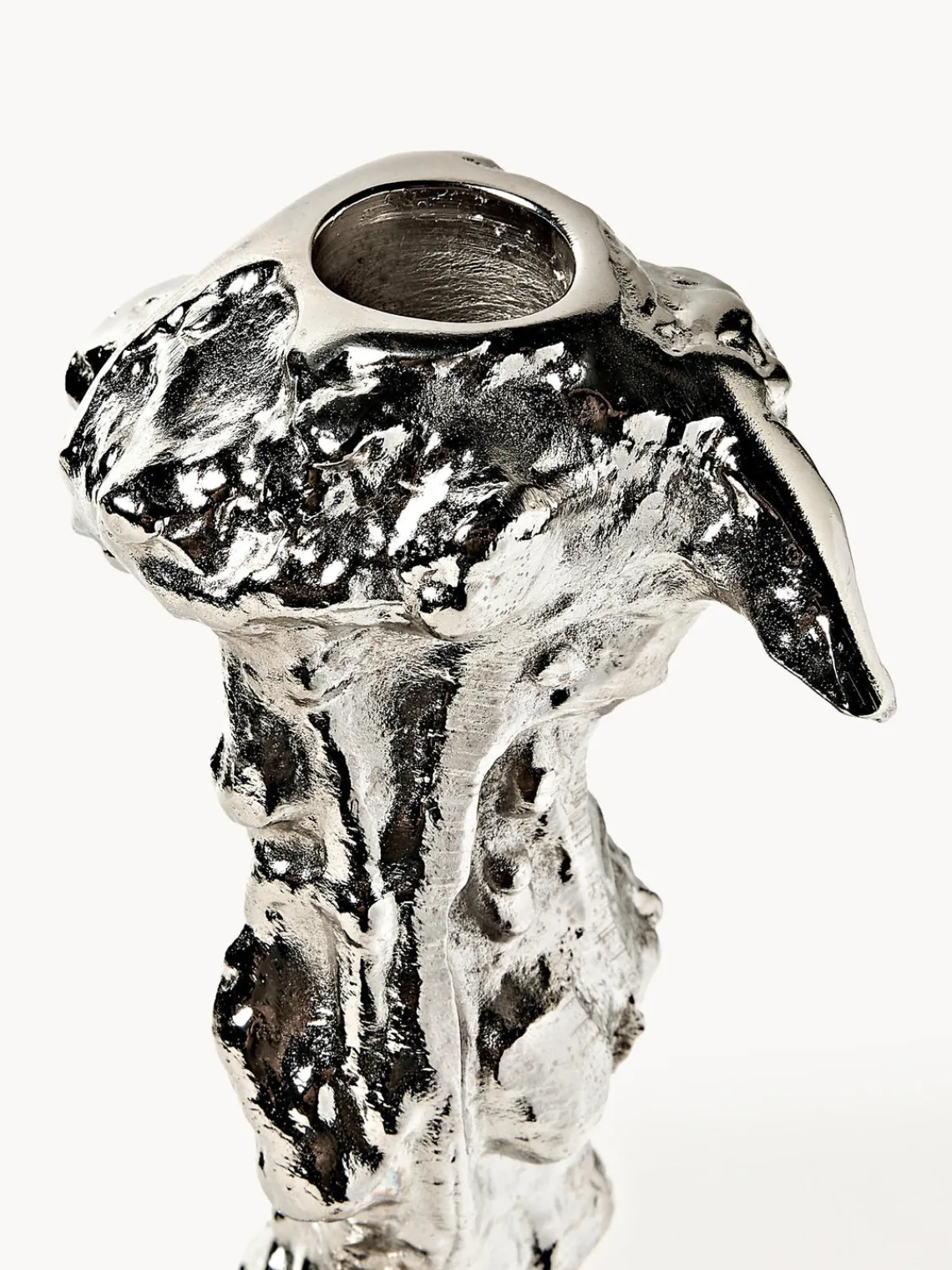 Clearance Pols Potten Bougeoir en métal Drip Argenté