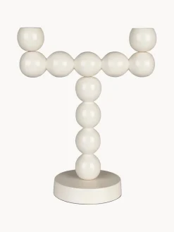 Best Zuiver Bougeoir en porcelaine Bubble Blanc cassé