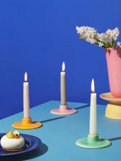 Discount Lyngby Porcelaen Bougeoir en porcelaine Rhombe