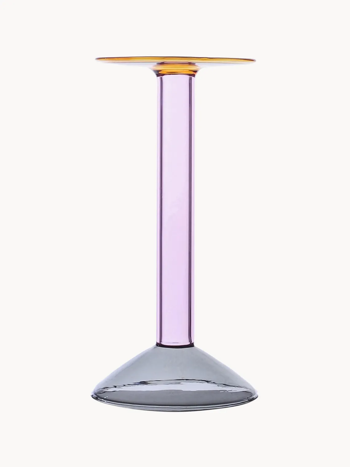 Outlet ICHENDORF Bougeoir fait main Rainbow, haut. 24 cm