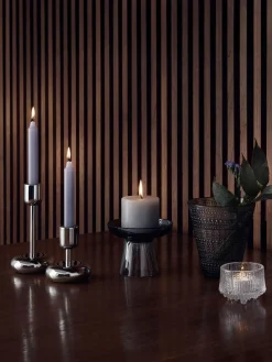 Sale iittala Bougeoir Nappula, haut. 18 cm Argenté
