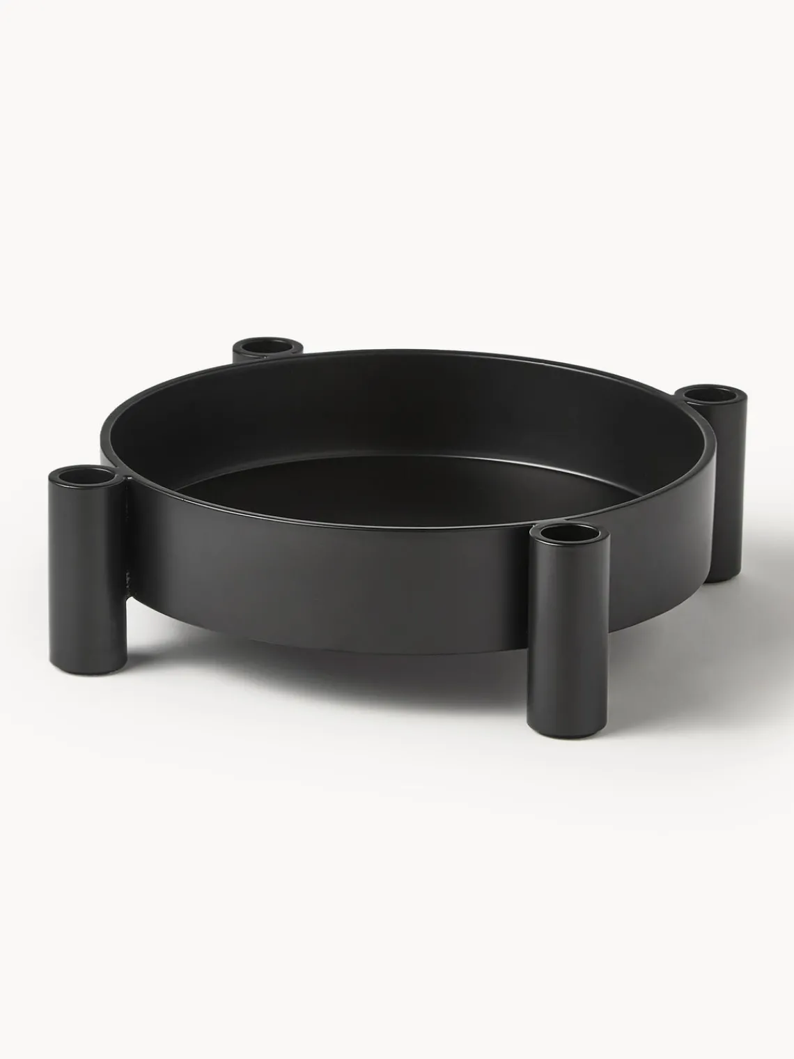 Outlet Broste Copenhagen Bougeoir Silke Noir, mat