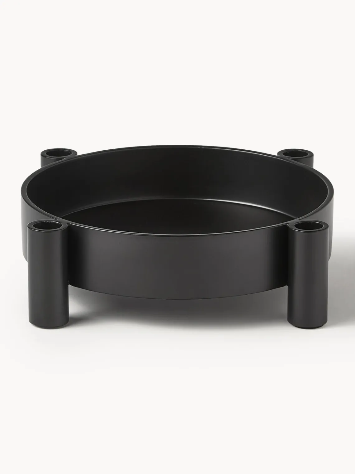 Outlet Broste Copenhagen Bougeoir Silke Noir, mat