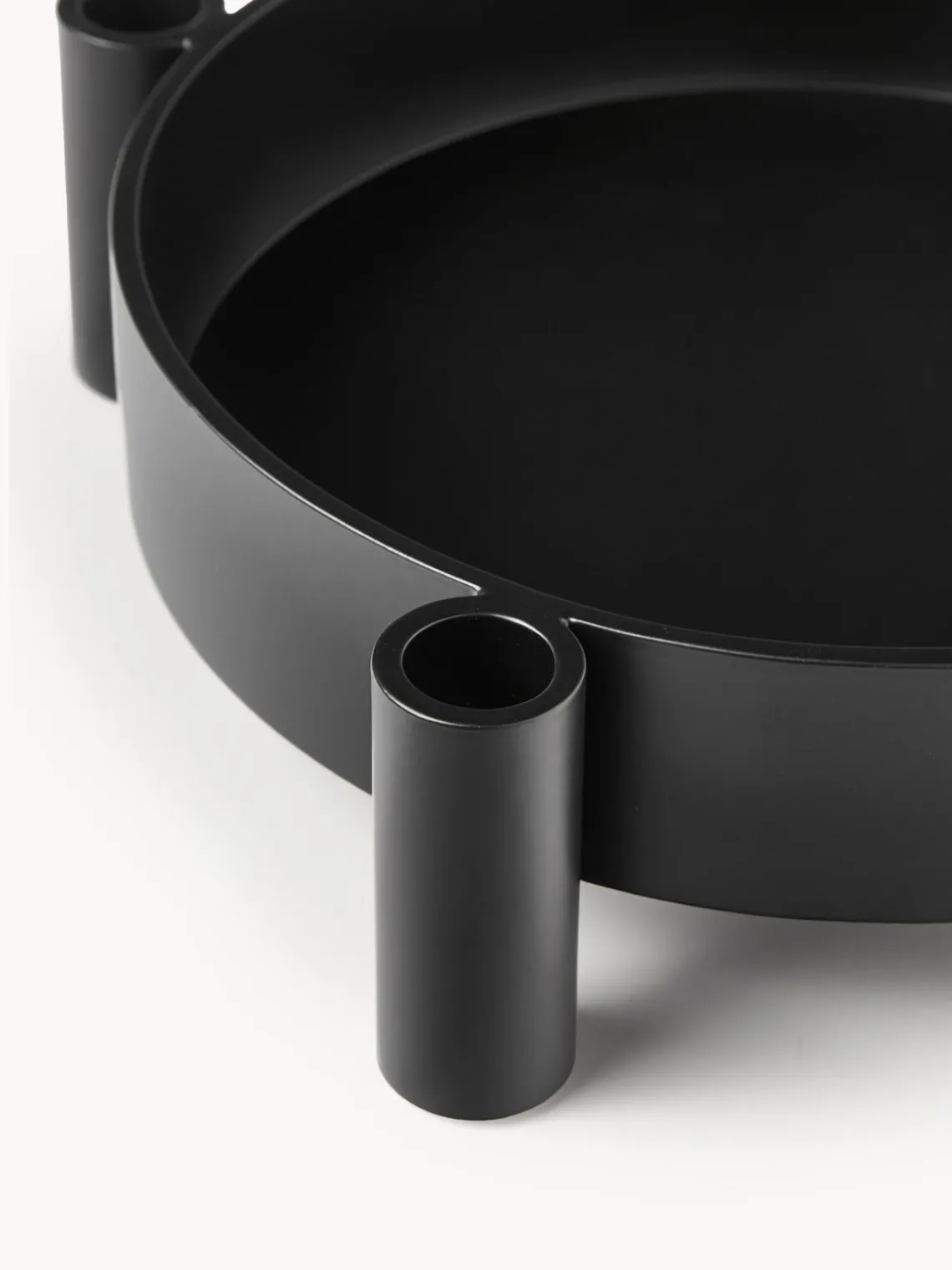 Outlet Broste Copenhagen Bougeoir Silke Noir, mat