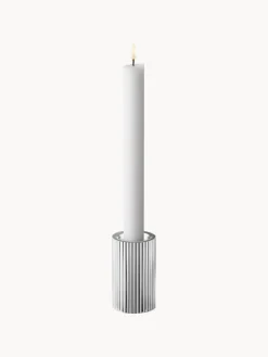 Fashion GEORG JENSEN Bougeoir strié Bernadotte, haut. 8 cm