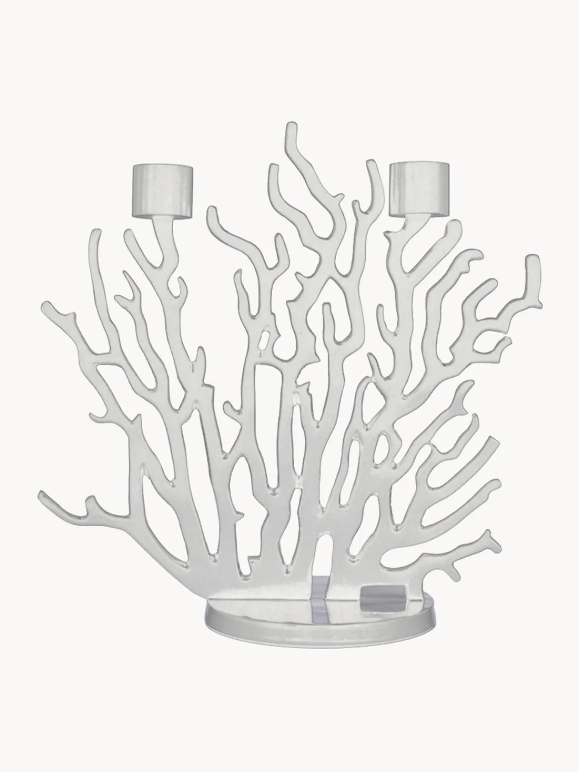 Clearance Driade Bougeoir Tenochtitlan, larg. 23 cm Blanc