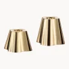 Discount iittala Bougeoirs en laiton Aalto, 2 élém.