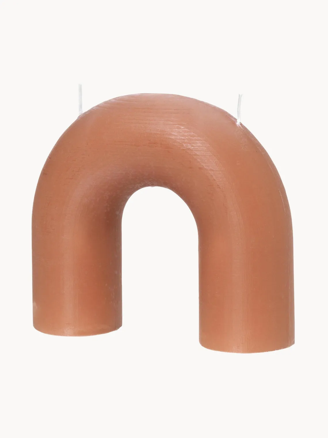 Outlet Broste Copenhagen Bougie 2 mèches Bend Terracotta