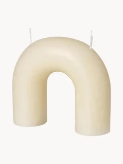 Discount Broste Copenhagen Bougie 2 mèches Bend Blanc crème