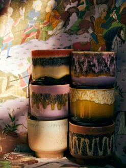 Discount HKLIVING Bougie parfumée artisanale à deux mèches 70's Menthe poivrée & muguet