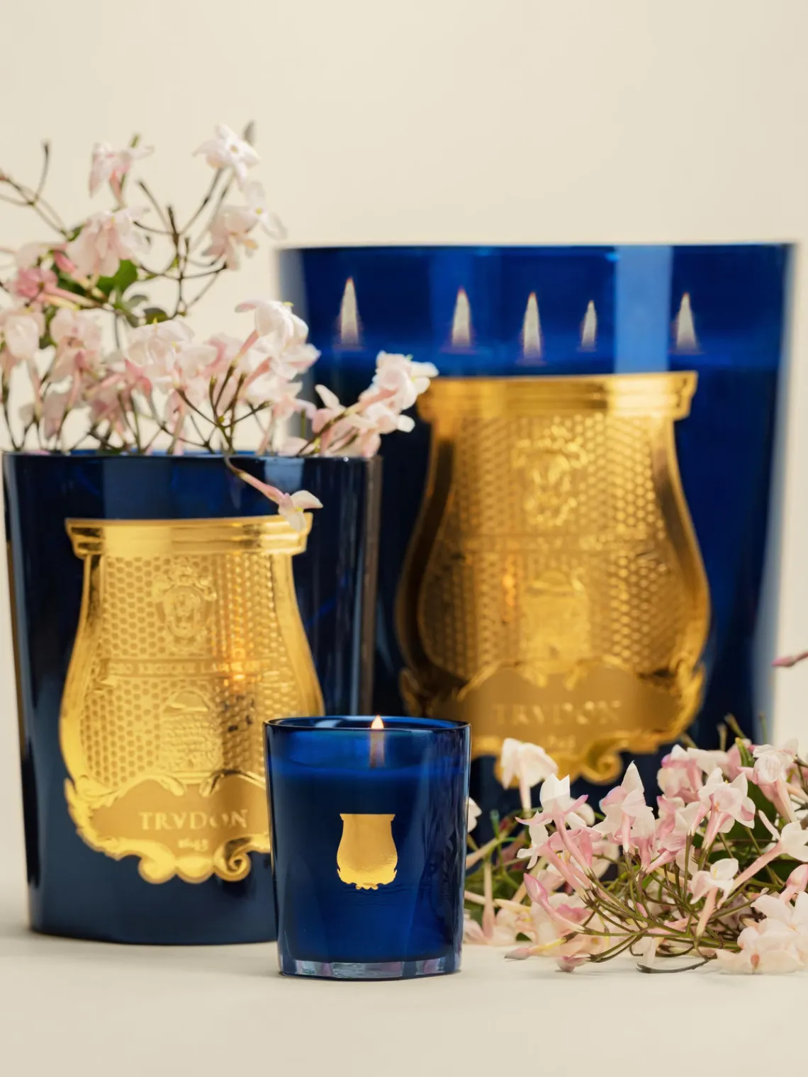 New Trudon Bougie parfumée artisanale Maduraï Jasmin arabe pur