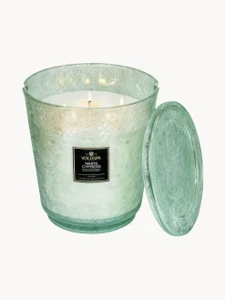 Fashion Voluspa Bougie parfumée artisanale à cinq mèches Japonica Collection (cyprès, baies de genièvre, feuilles de menthe & bois) Cyprès blanc, baies de genièvre, feuilles de menthe & bois