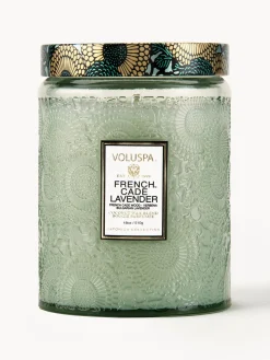 Hot Voluspa Bougie parfumée artisanale Japonica Collection (bois de cade, verveine & lavande) Bois de cade français, verveine & lavande bulgare